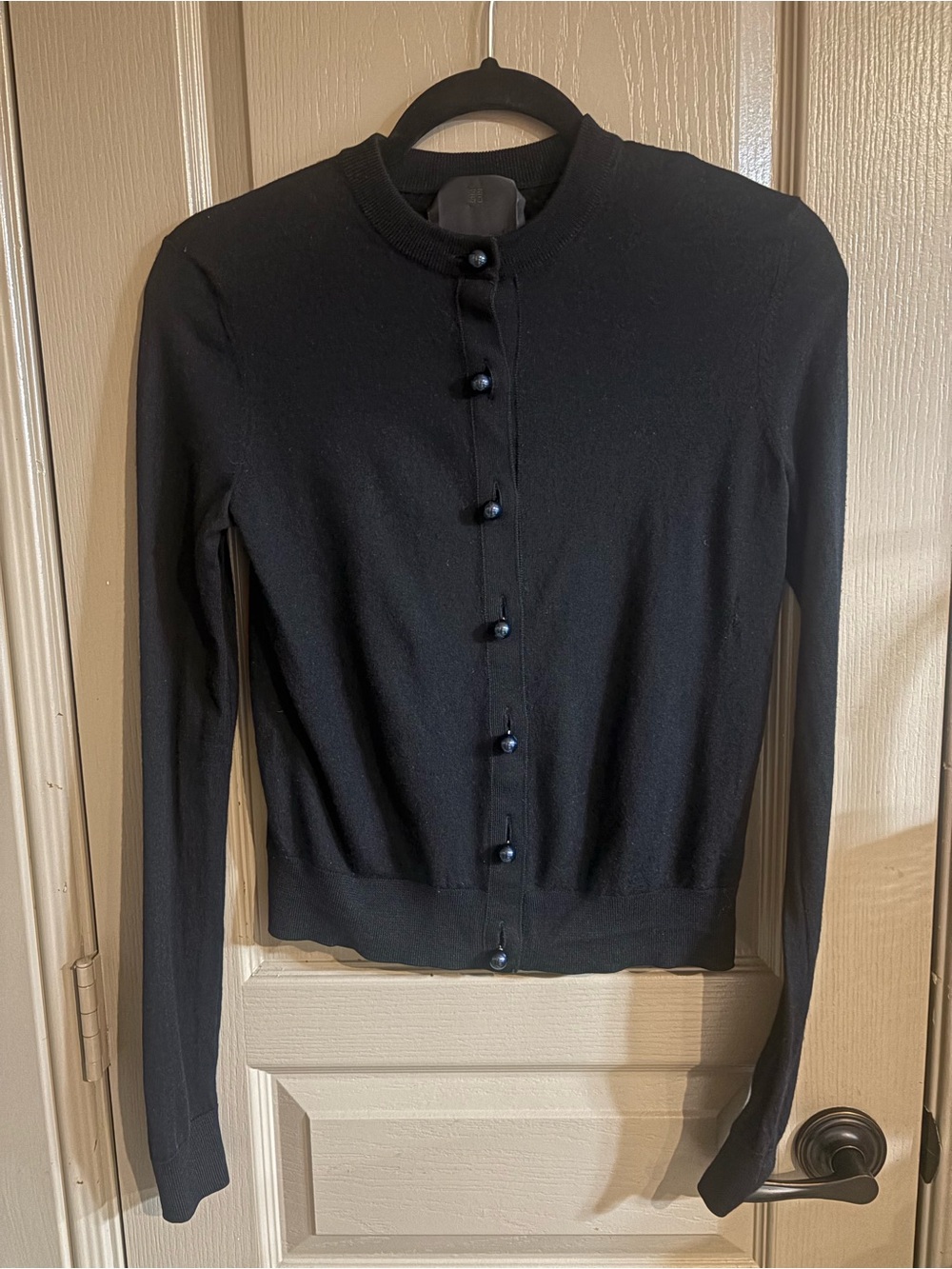 Givenchy Uniform Black Button-Front Women's Cardigan